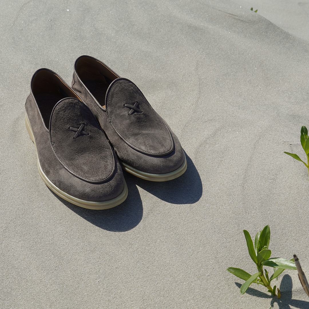 Men's Grigio Suede Viaggio Loafer