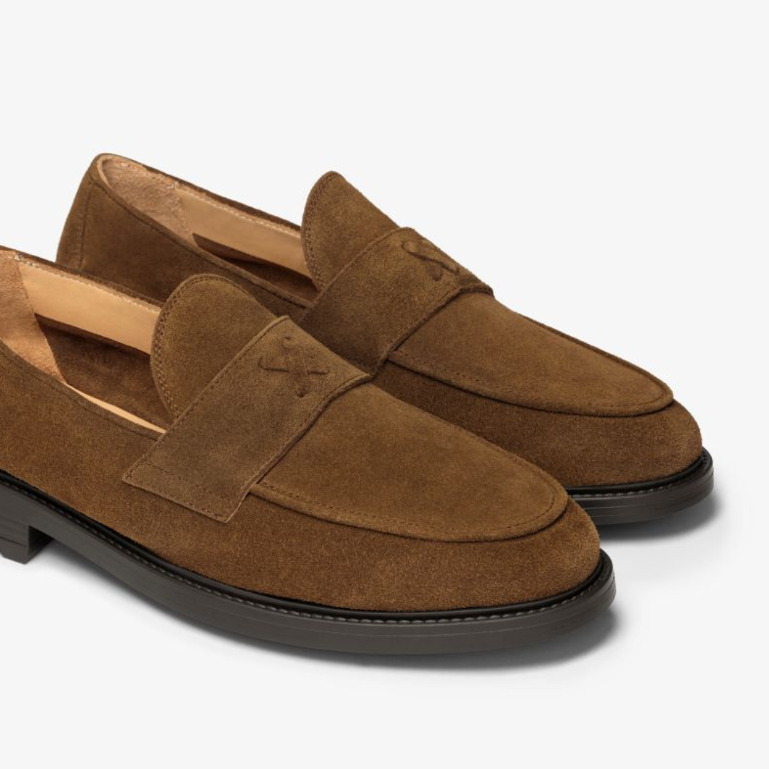 Men's Brown Suede Lug Centesimo