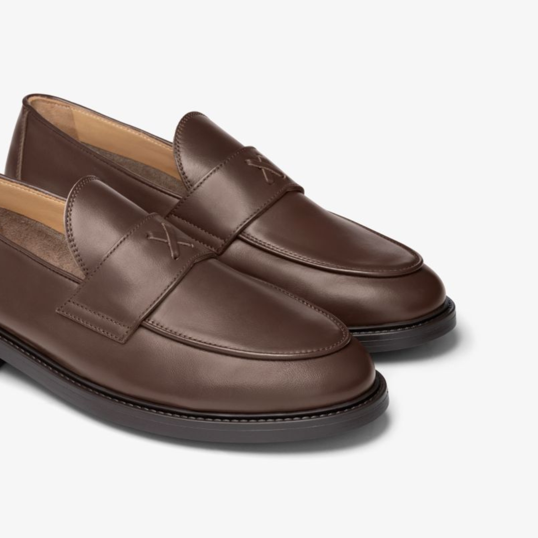Men's Brown Leather Lug Centesimo