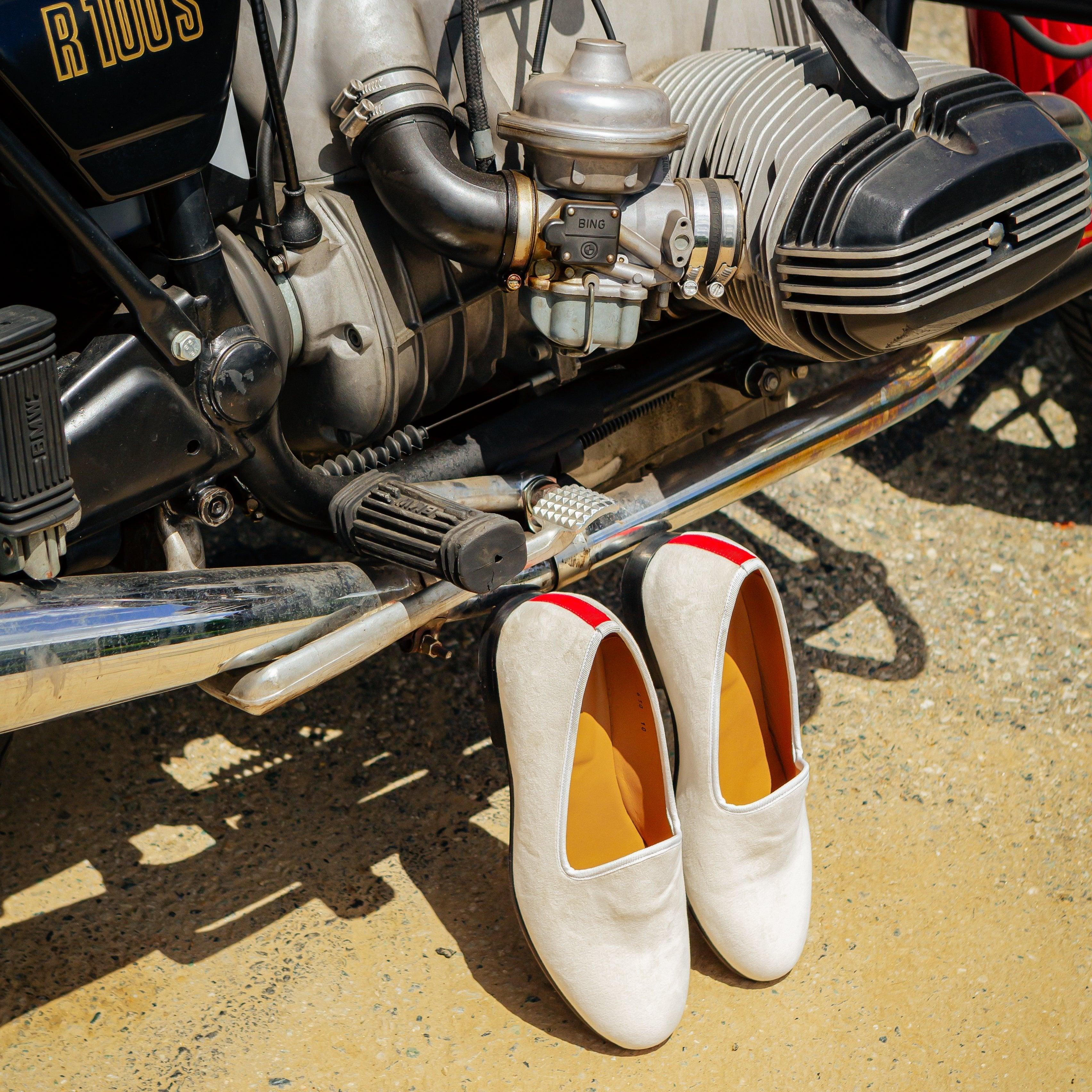 Men's Cream Velvet Slipper II - 2nd