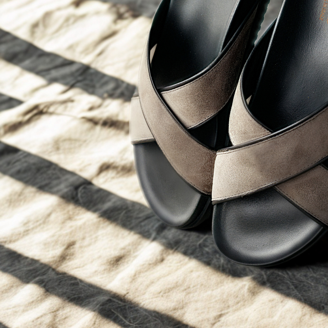 Men's Grigio Amalfi Crossover Sandal