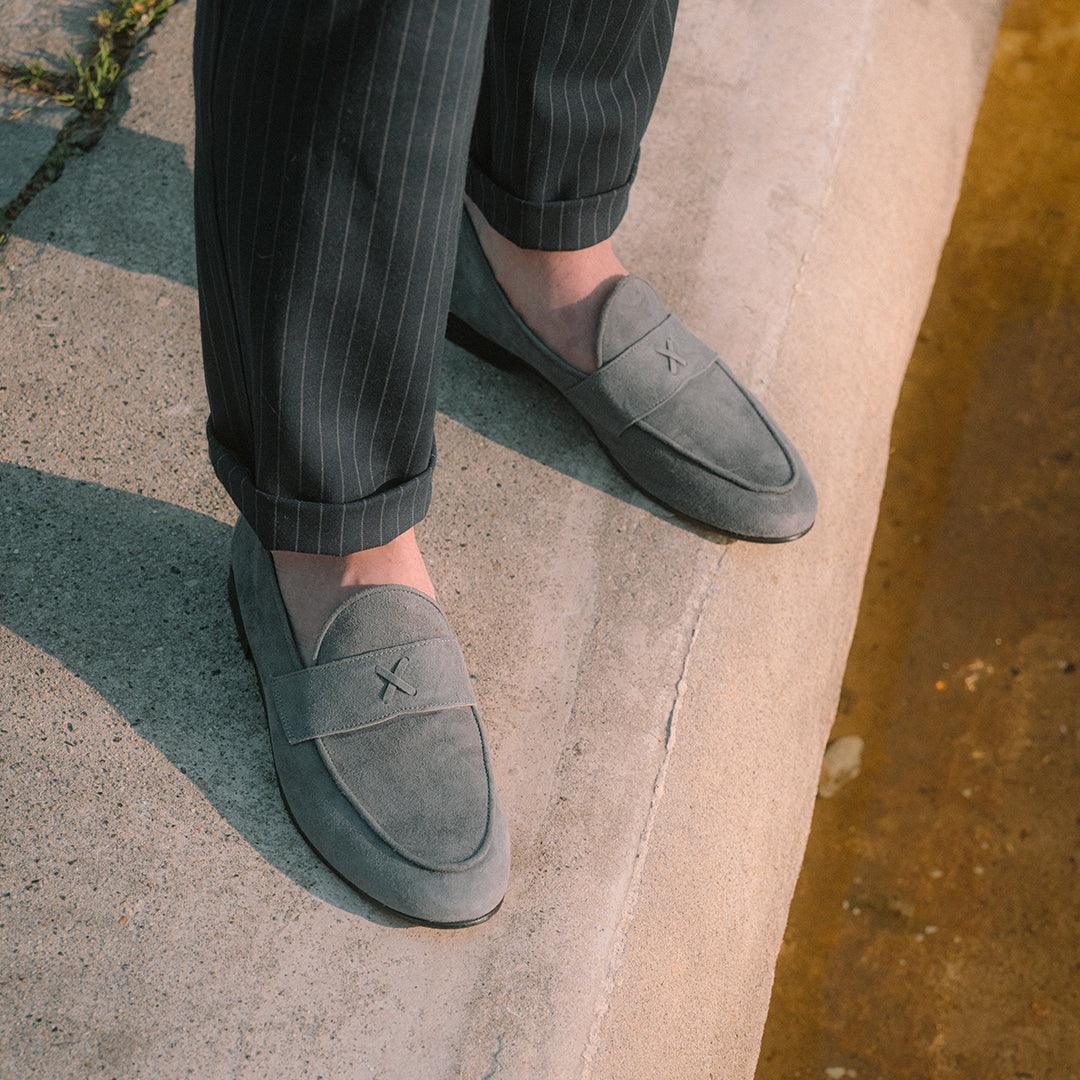 Mens Grigio Centesimo Penny Loafer Product Image 1