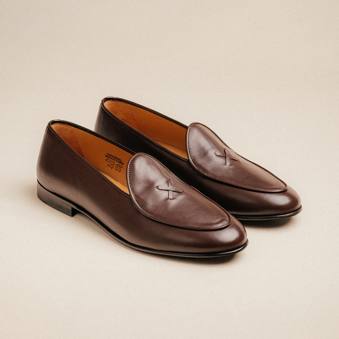 Men's Brown Leather Milano Loafer