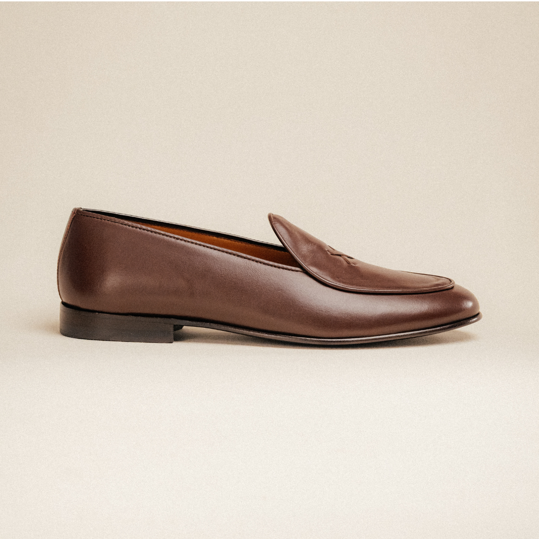 Men's Brown Leather Milano Loafer