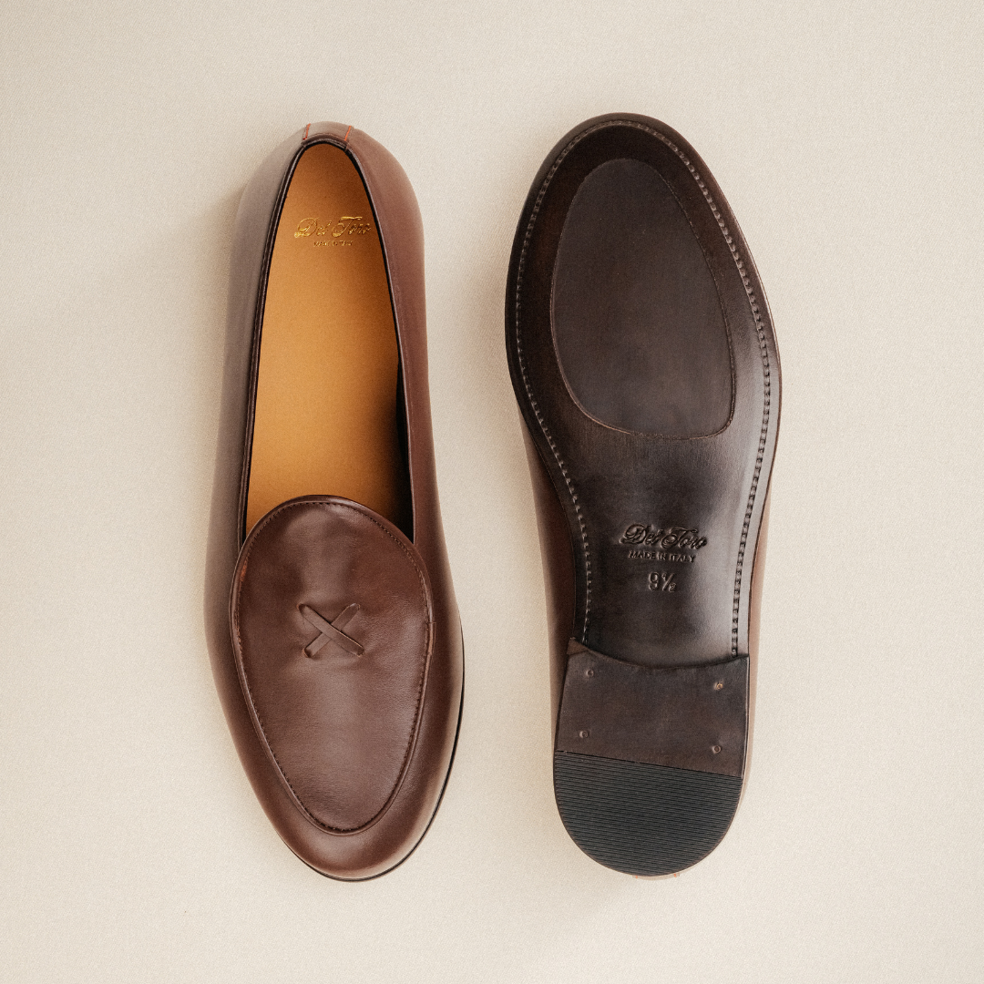 Men's Brown Leather Milano Loafer