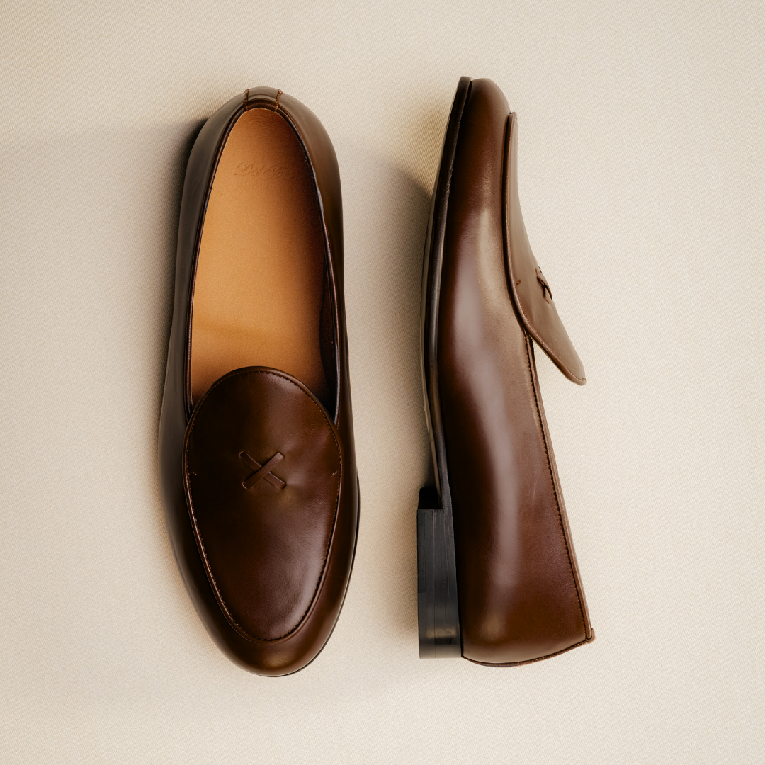 Men's Brown Leather Milano Loafer