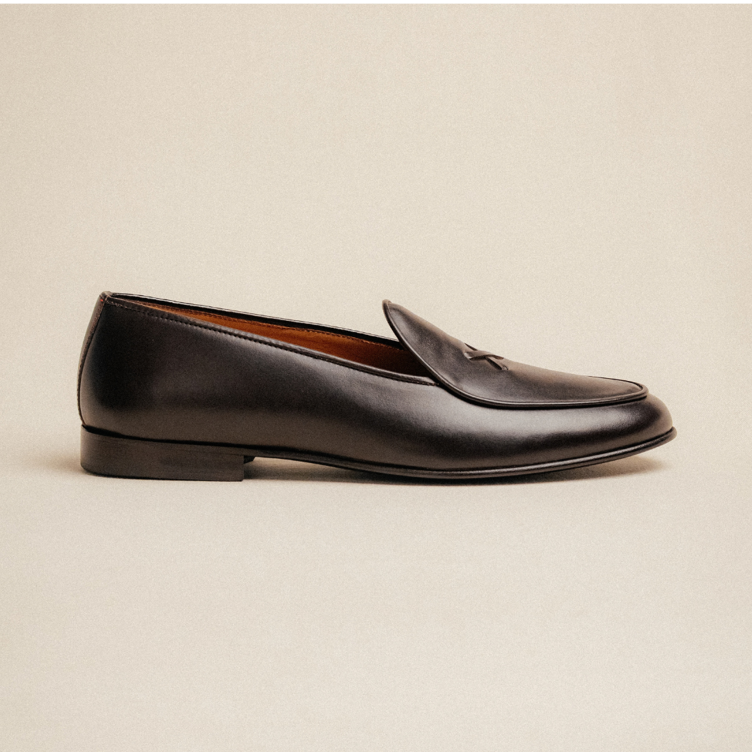 Men's Dark Brown Leather Milano Loafer