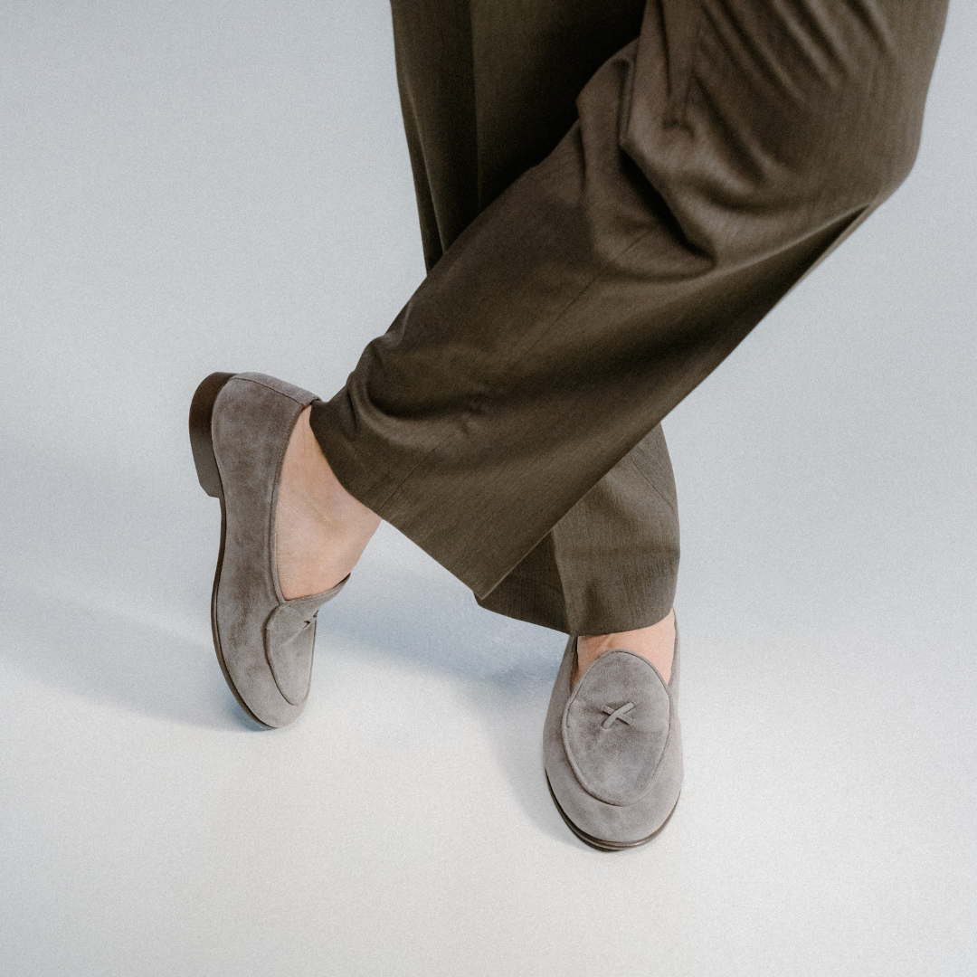Men's Grigio Suede Milano Loafer