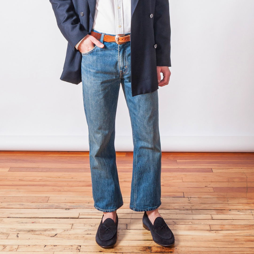 Men's Navy Suede Milano Loafer