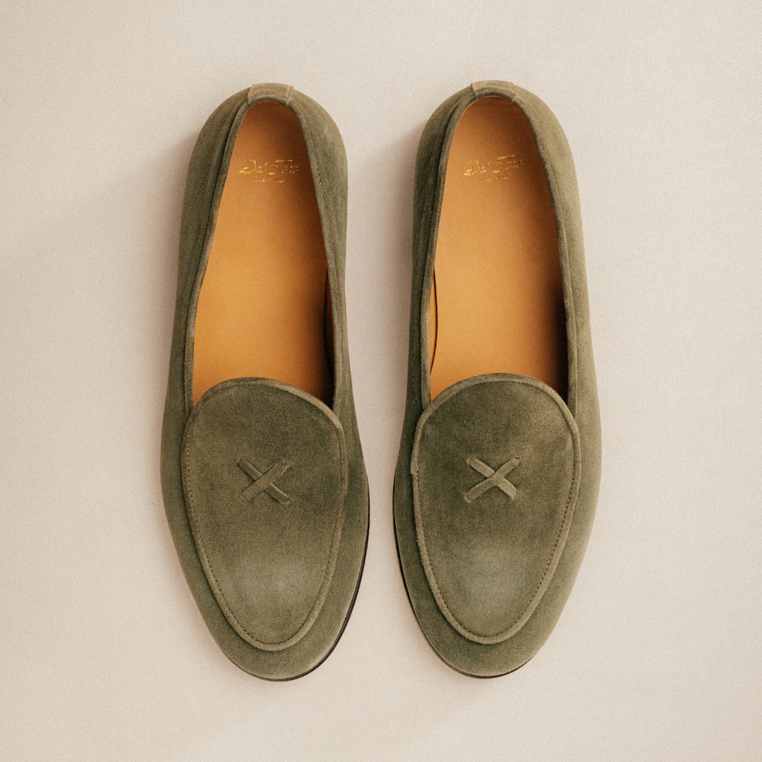Men's Olive Suede Milano Loafer