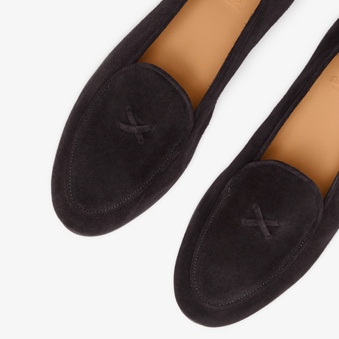 Men's Black Suede Milano Loafer