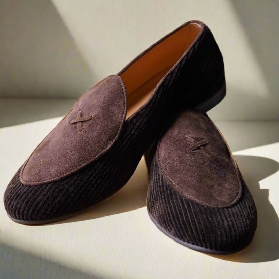 Men's Brown Corduroy Milano Loafer