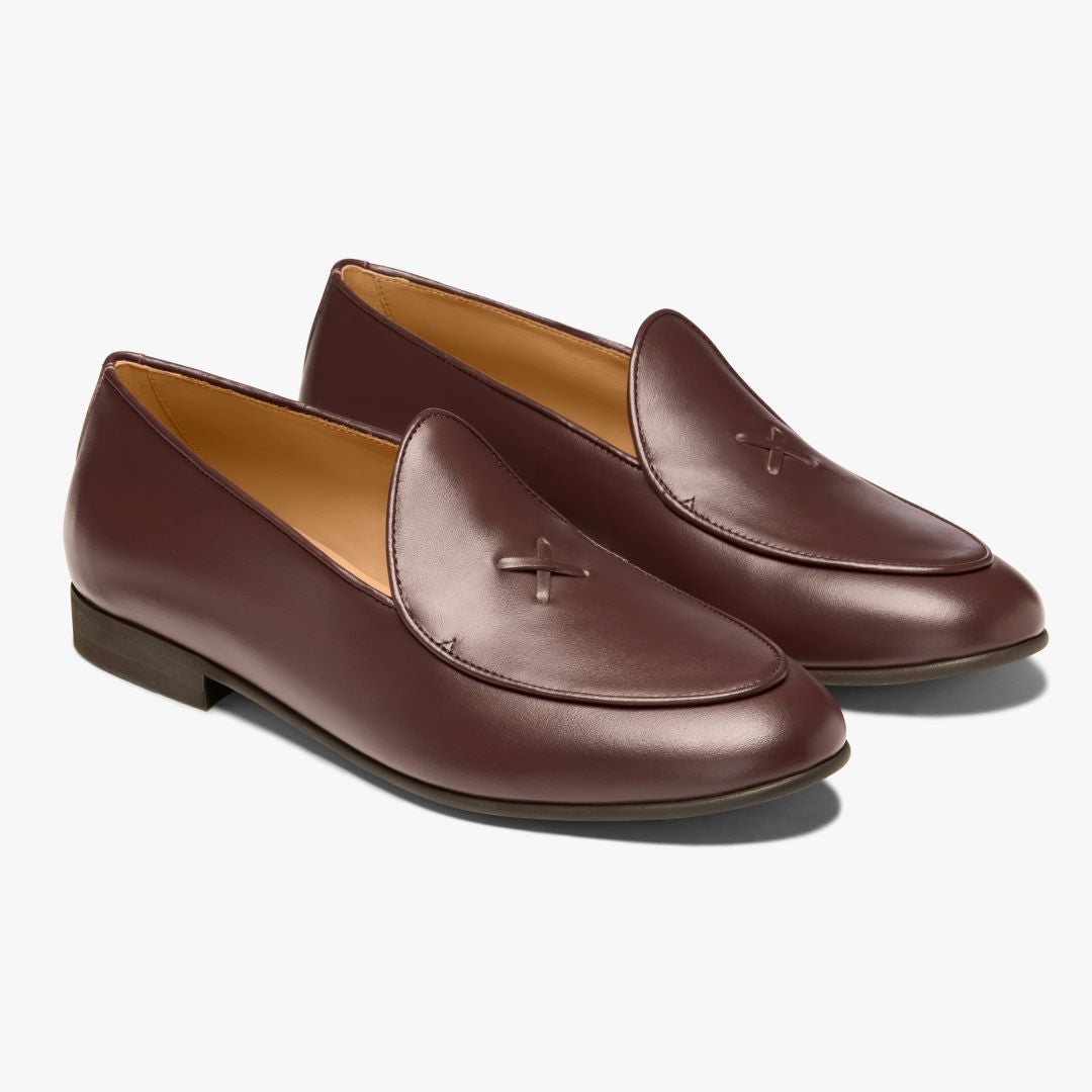 Men's Brown Leather Milano Loafer