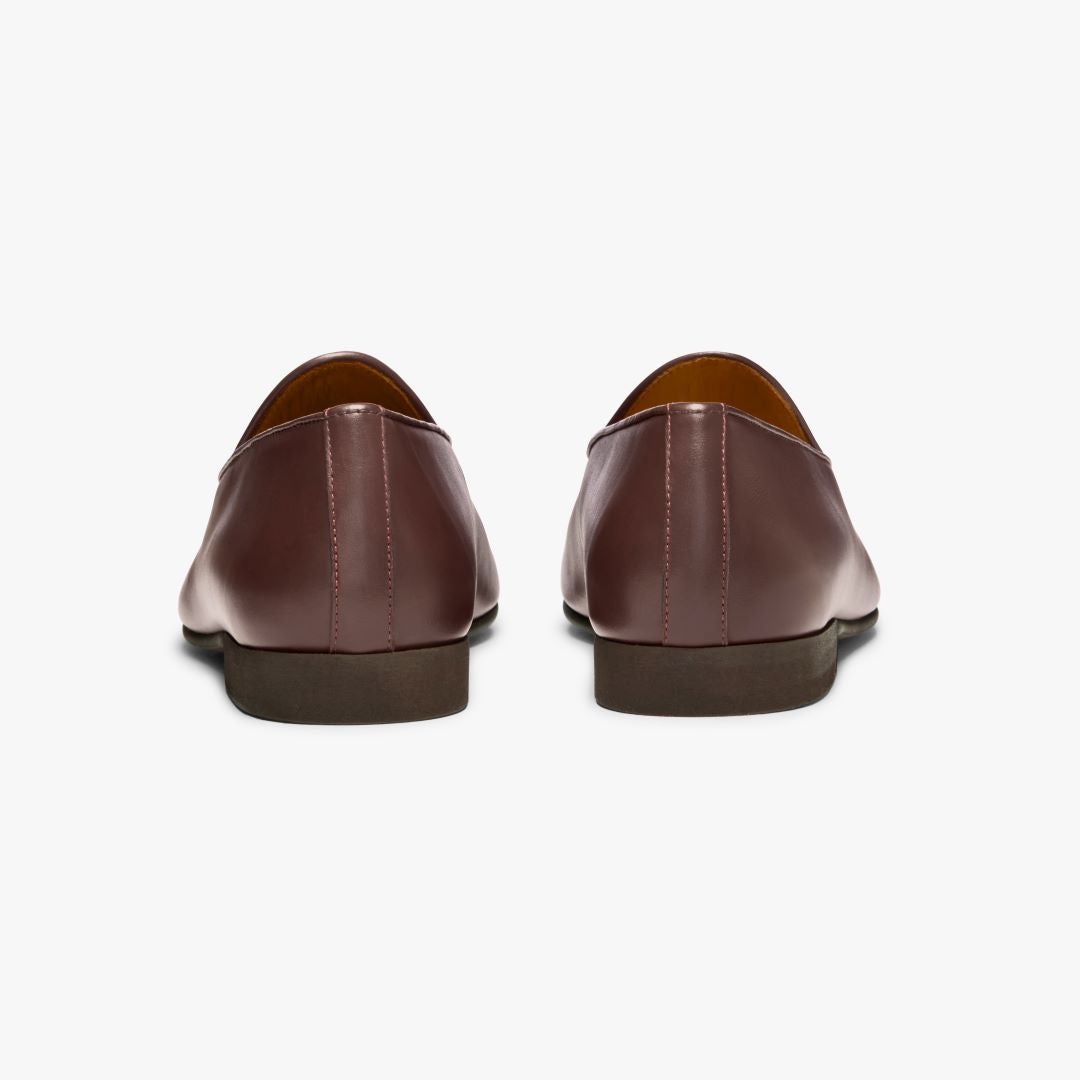 Women's Brown Leather Milano Loafer