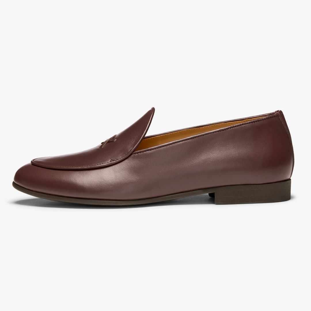 Men's Brown Leather Milano Loafer