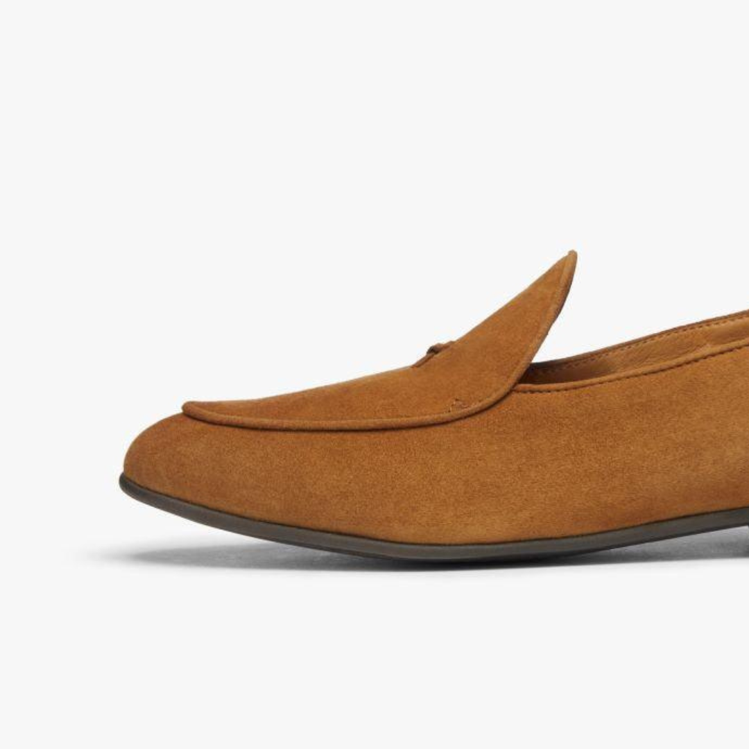Men's Cognac Suede Milano Loafer