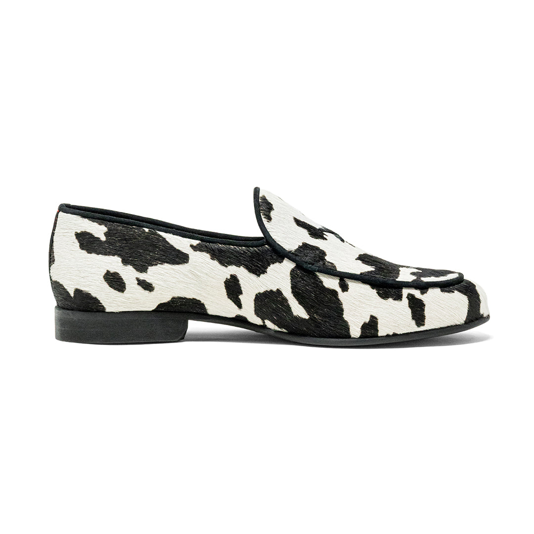 Womens Cow Print Milano Loafer
