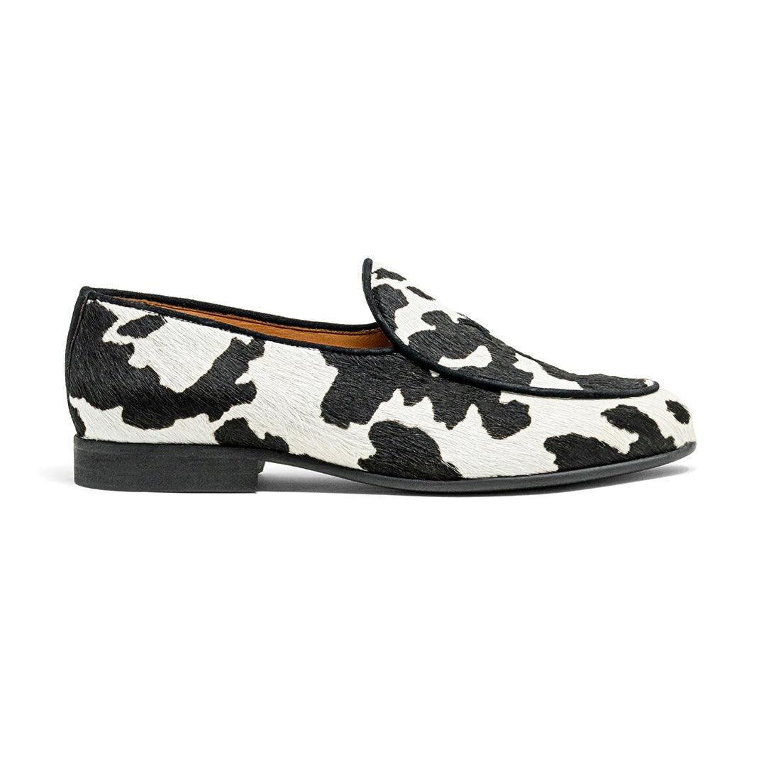 Womens Cow Print Milano Loafer