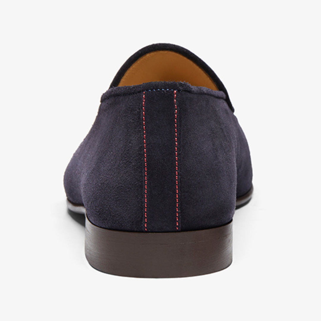 Men's Navy Suede Milano Loafer