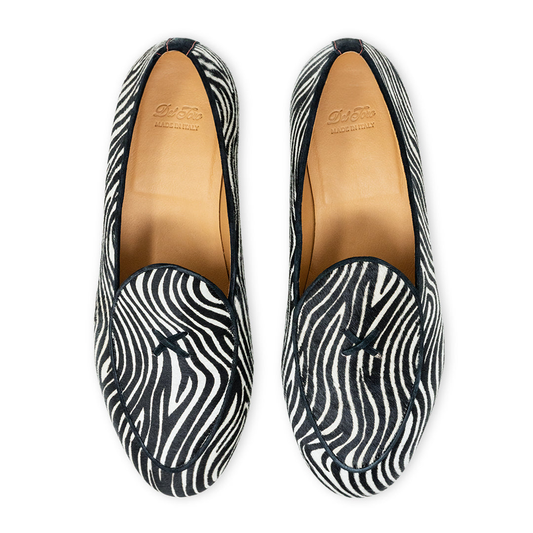 Men's Zebra Print Milano Loafer