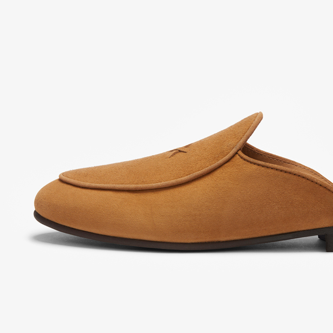 Men's Cognac Suede Milano Mule
