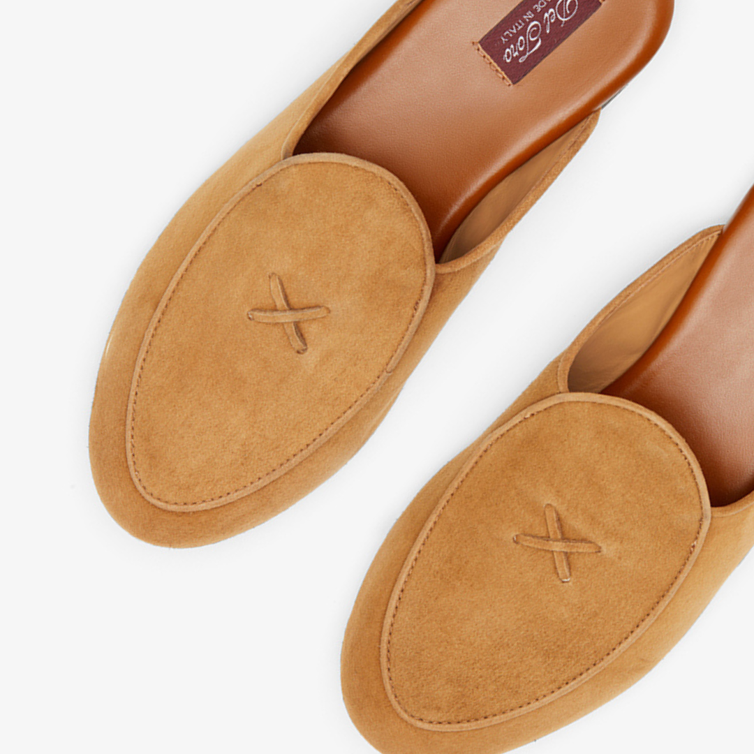 Men's Cognac Suede Milano Mule