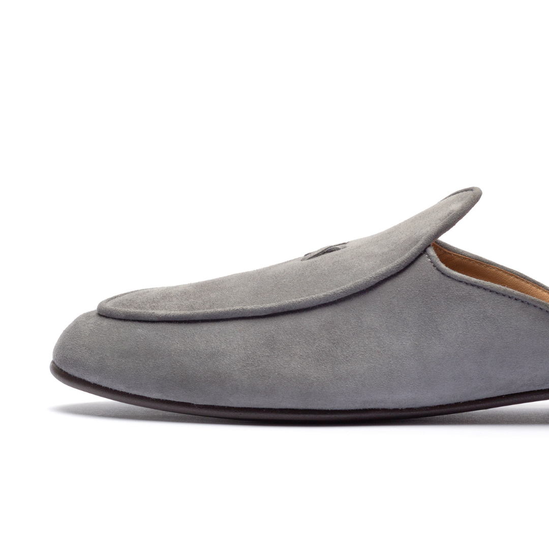 Men's Grigio Suede Milano Mule