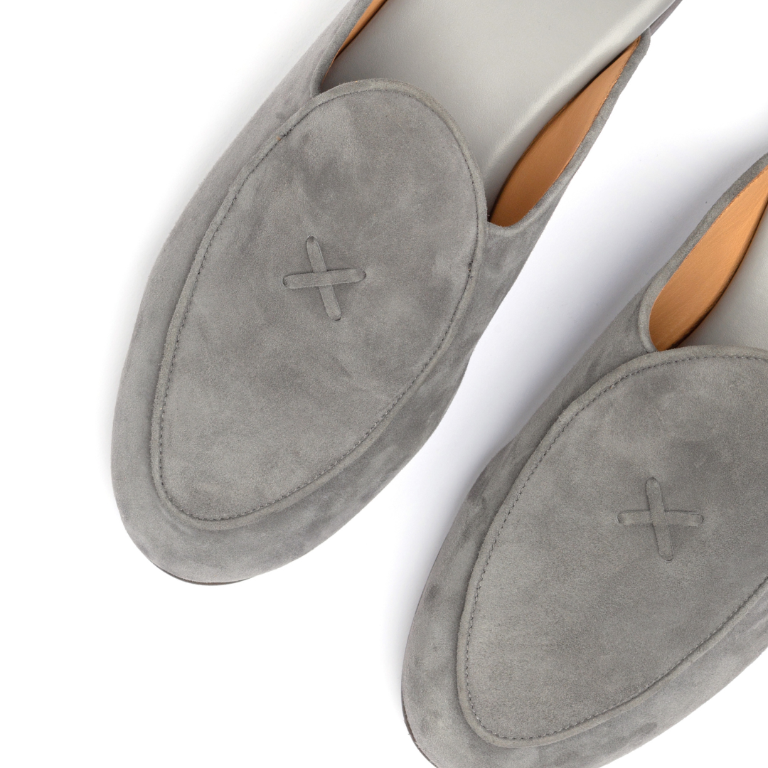 Men's Grigio Suede Milano Mule