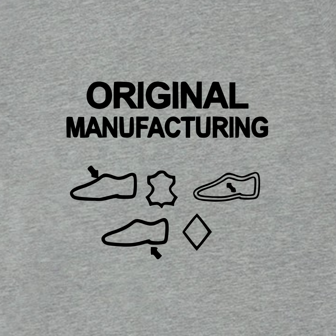OM Stamp Tee - Heather Grey