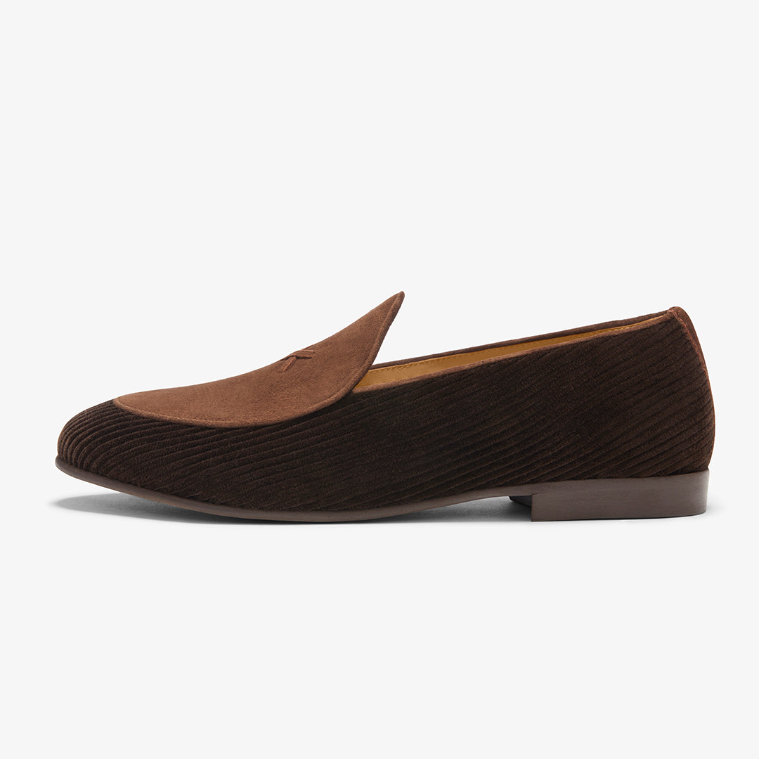 Men's Brown Corduroy Milano Loafer