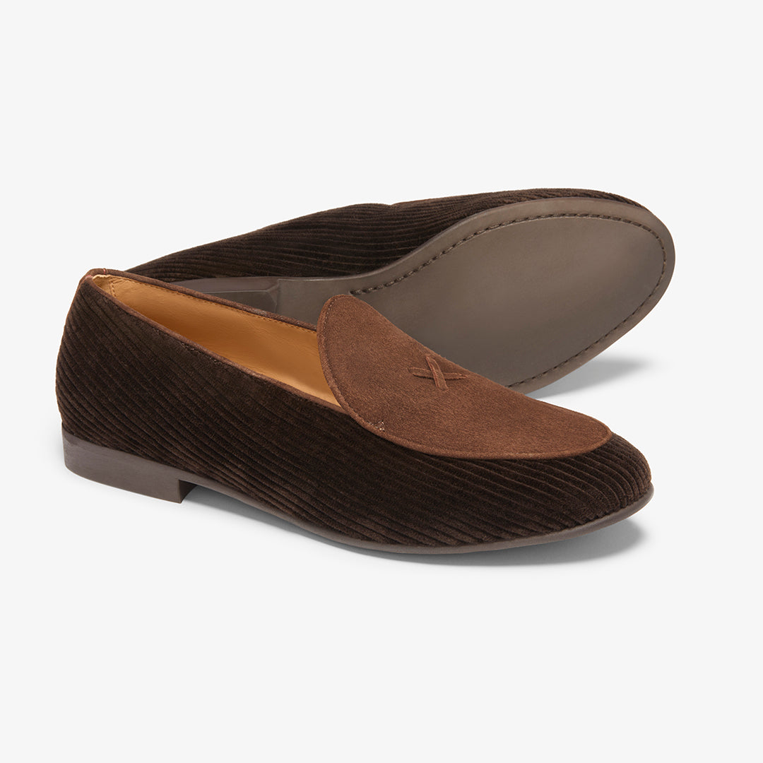 Men's Brown Corduroy Milano Loafer
