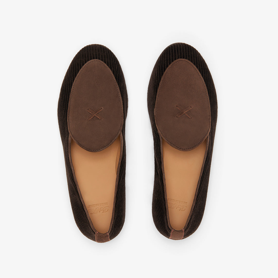 Men's Brown Corduroy Milano Loafer