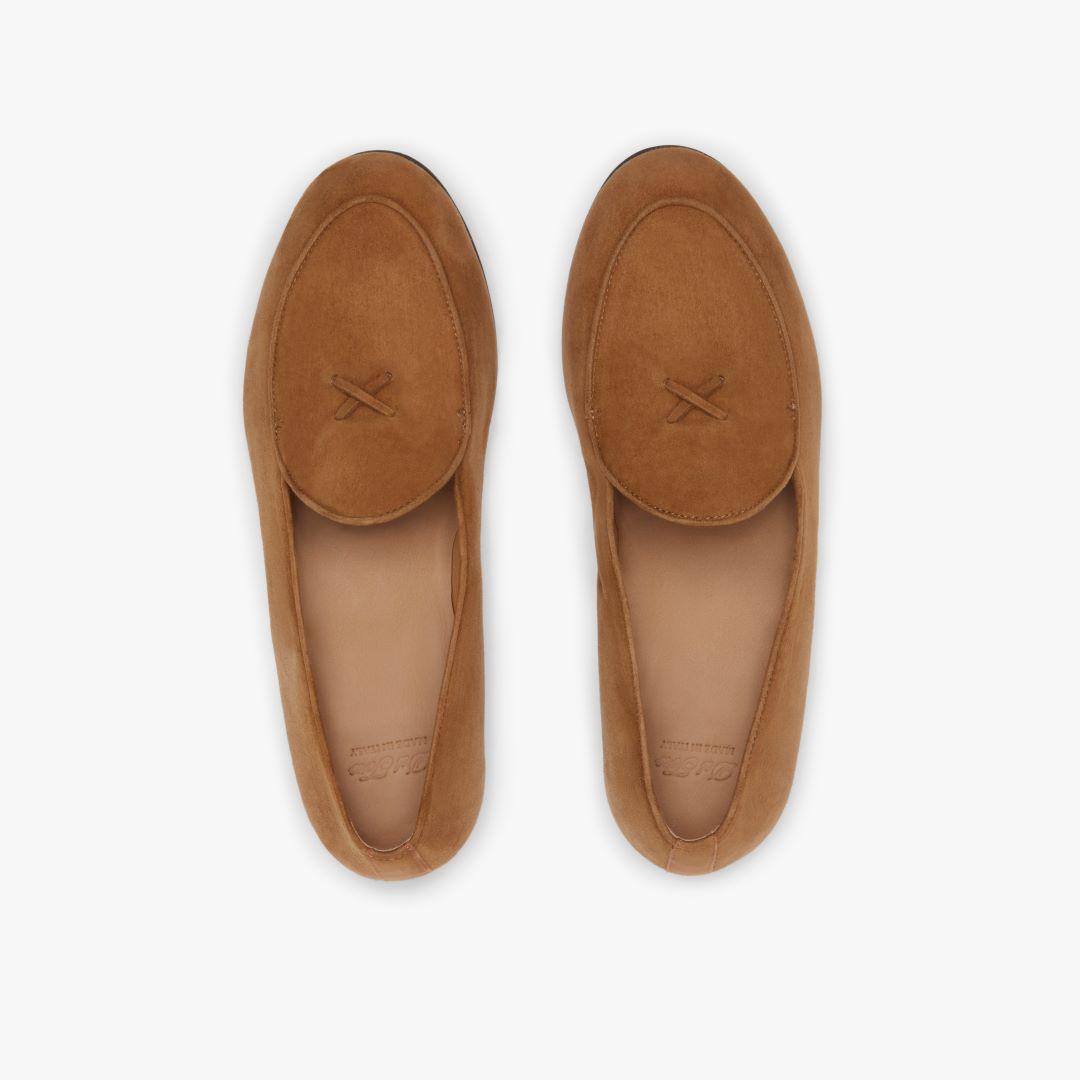 Men's Cognac Suede Milano Loafer