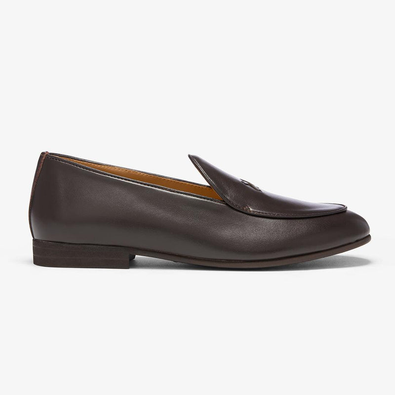 Men's Dark Brown Leather Milano Loafer
