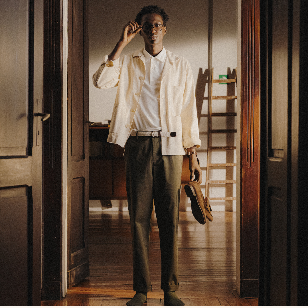 Men's Loafer Jacket - Beige