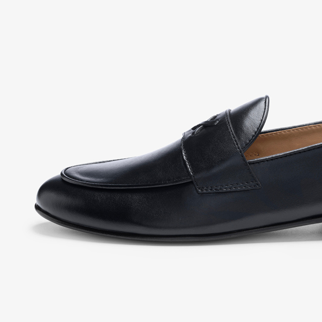 Men's Black Leather Centesimo