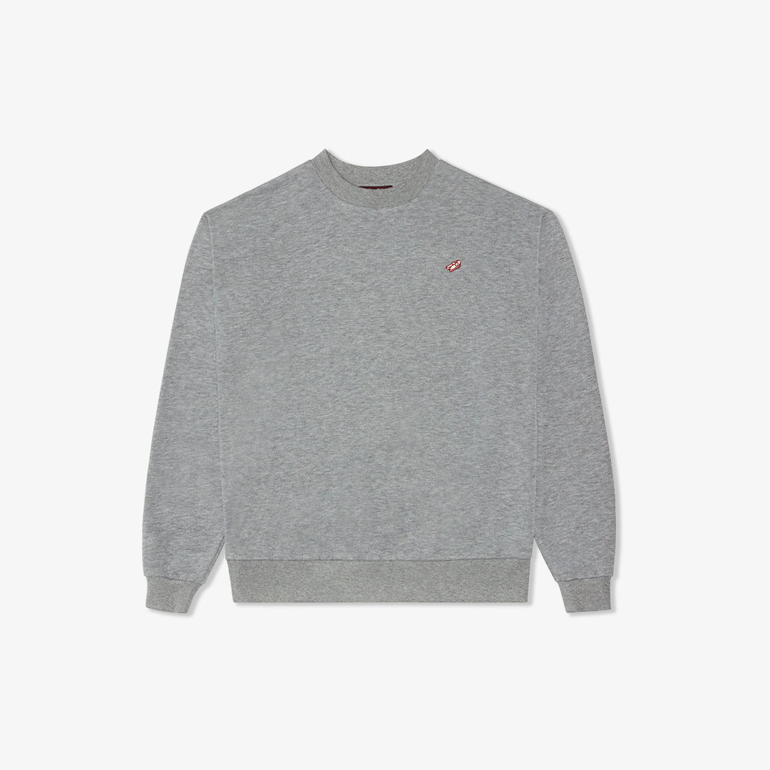 Retro Gym Crewneck Sweatshirt - Heather Grey