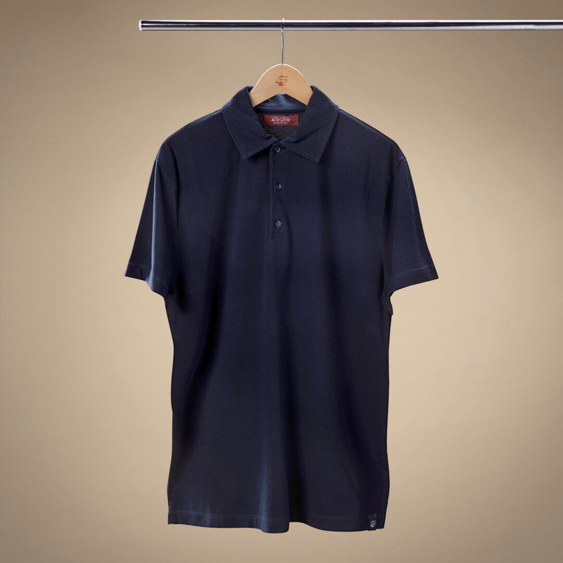 Short Sleeve Polo - Navy