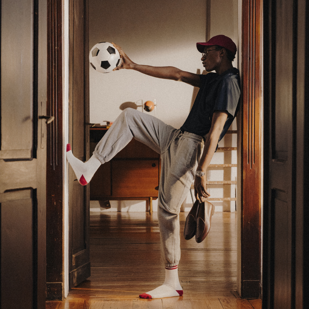 Men's Retro Gym Sweatpants - Heather Grey