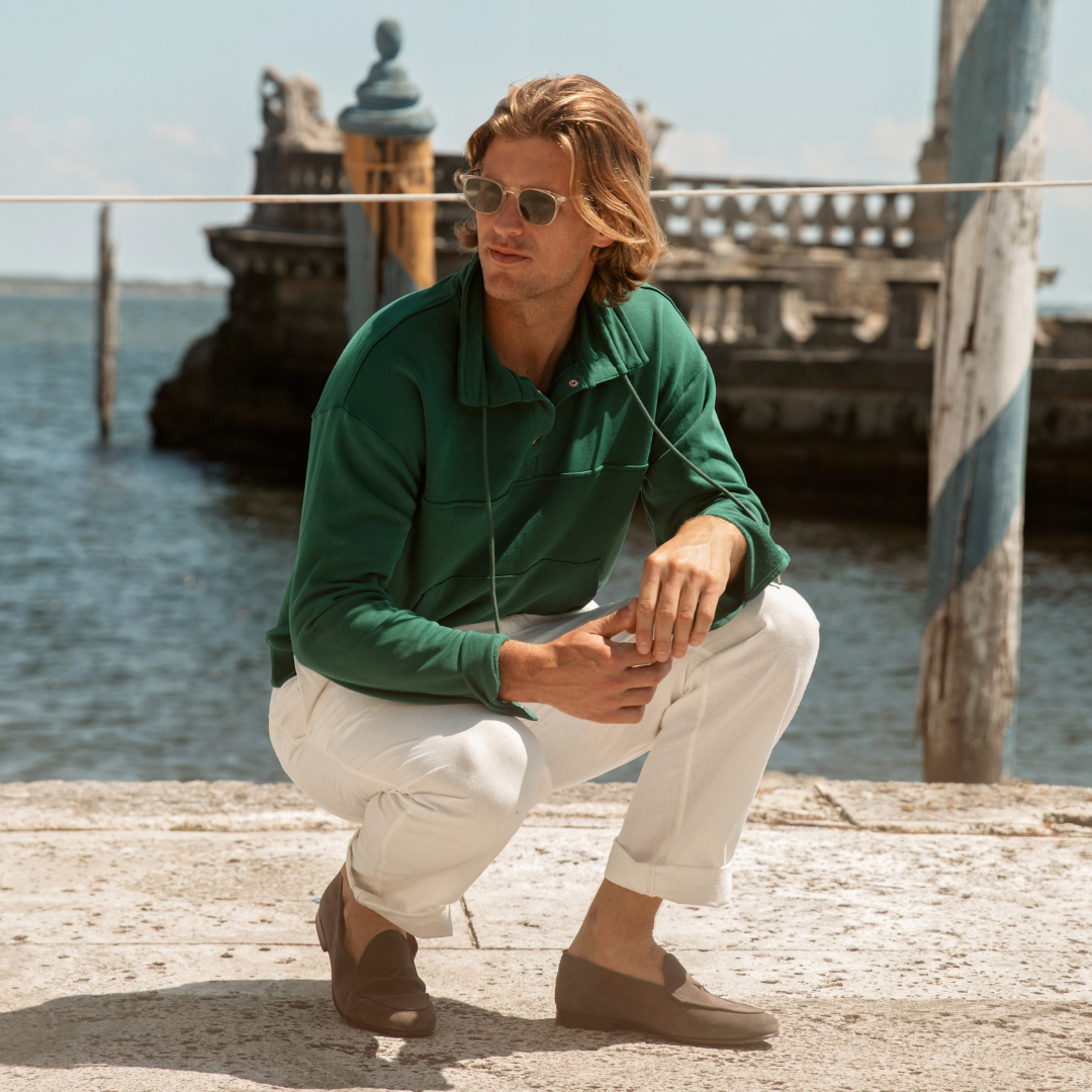 Men's Sailor Sweatshirt - Fairway Green