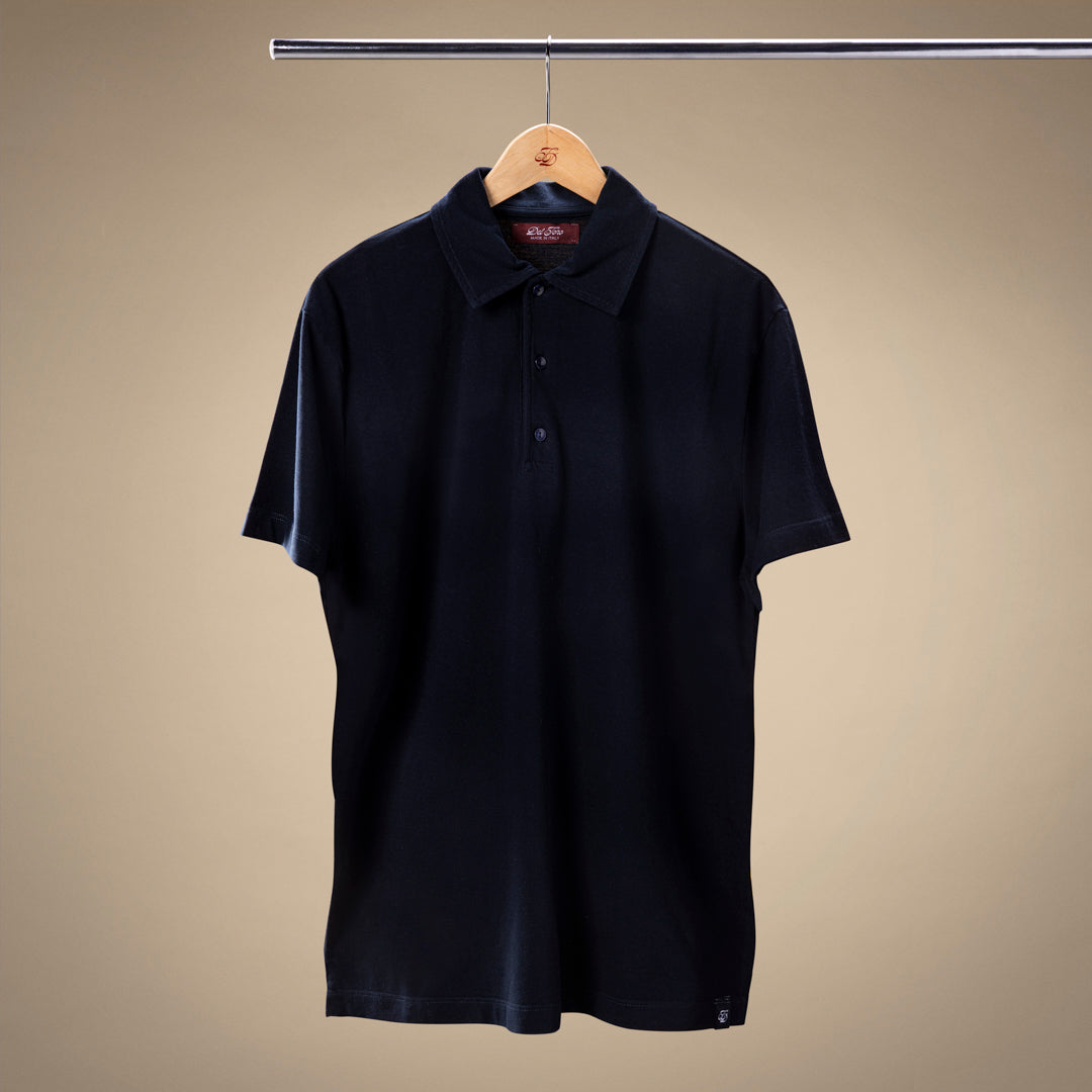 Short Sleeve Polo - Navy