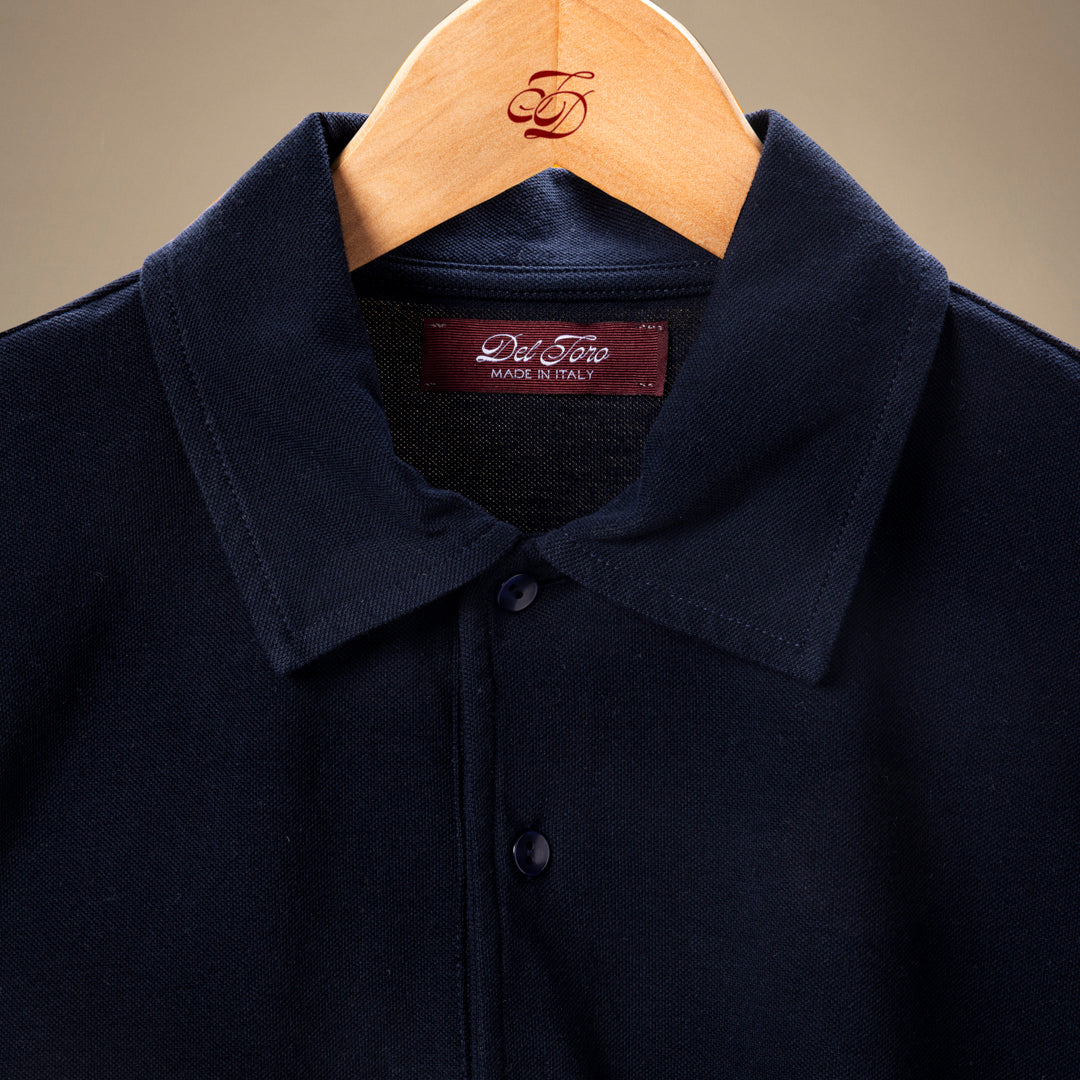 Short Sleeve Polo - Navy