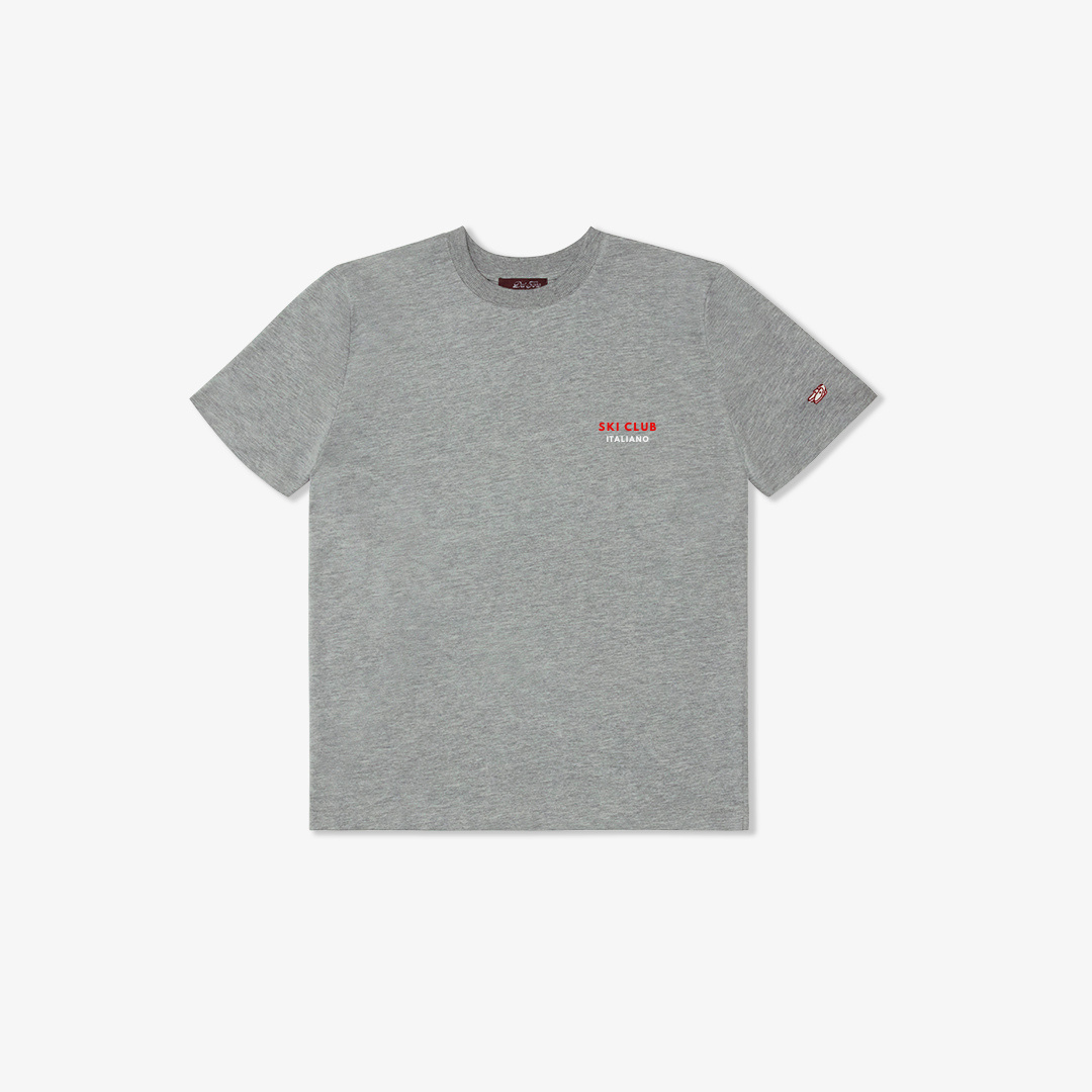 Ski Club Italiano Tee - Heather Grey