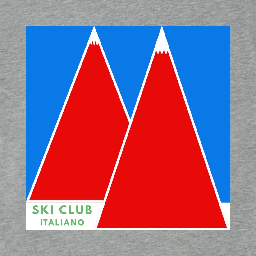 Ski Club Italiano Tee - Heather Grey