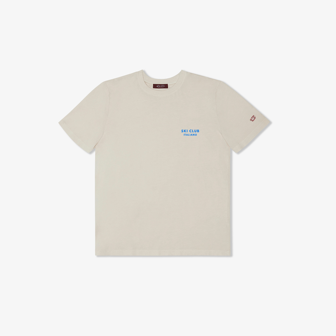 Ski Club Italiano Tee - Vintage White