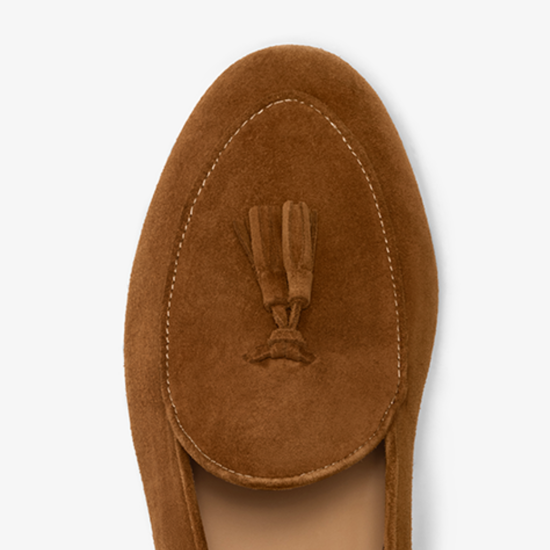 Men's Chestnut Suede Tassel Loafer