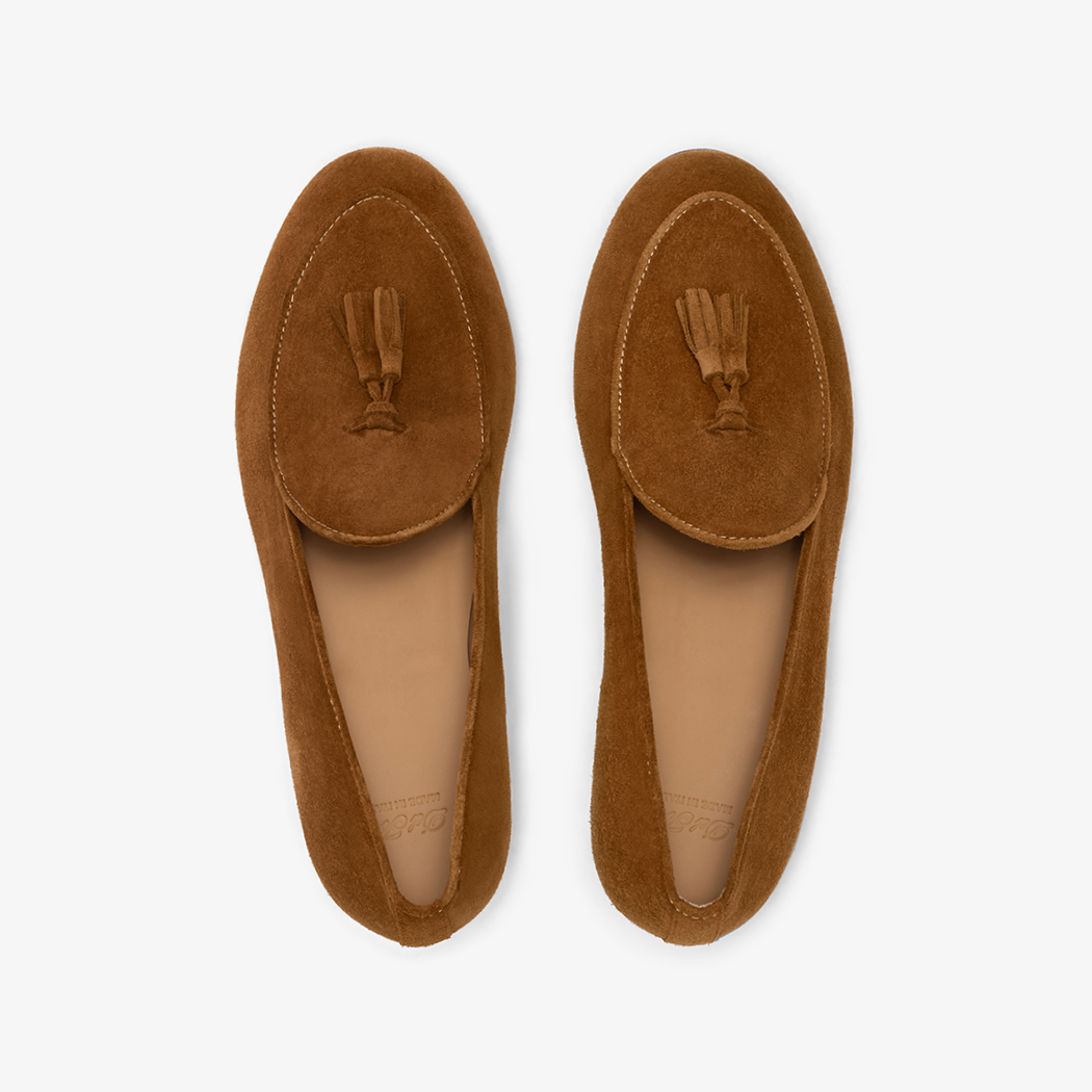 Berwick 1707 Tassle 8491-Snuff Suede Shoes - Shoes Online