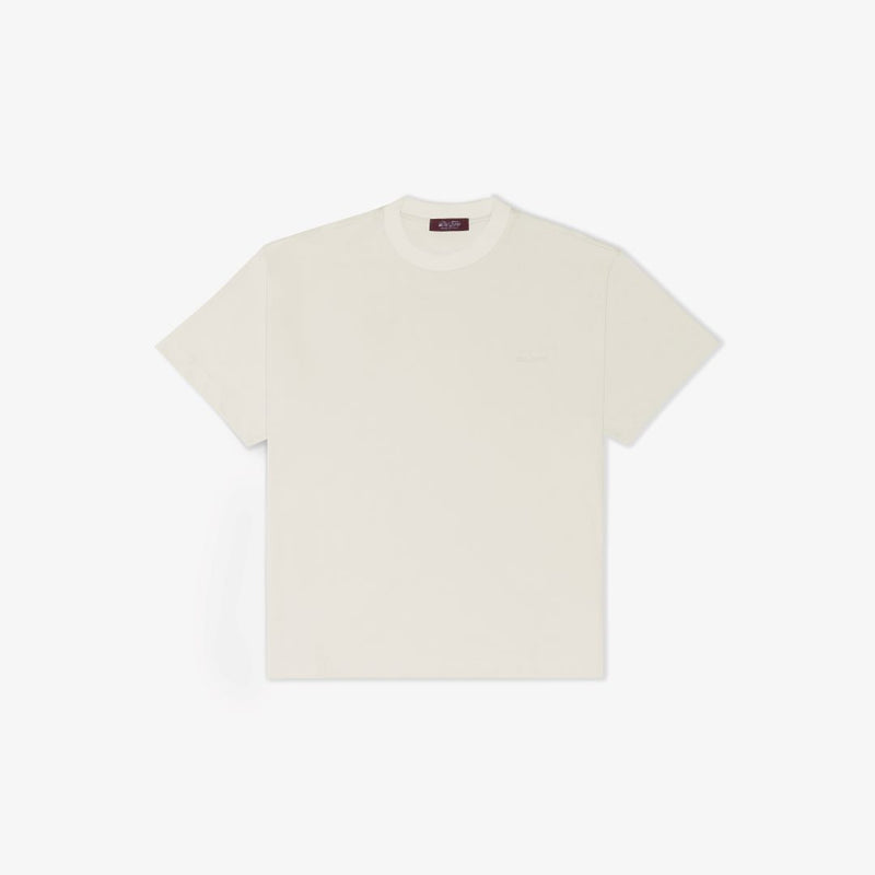 Women's Tonal Embroidered Tee - Vintage White