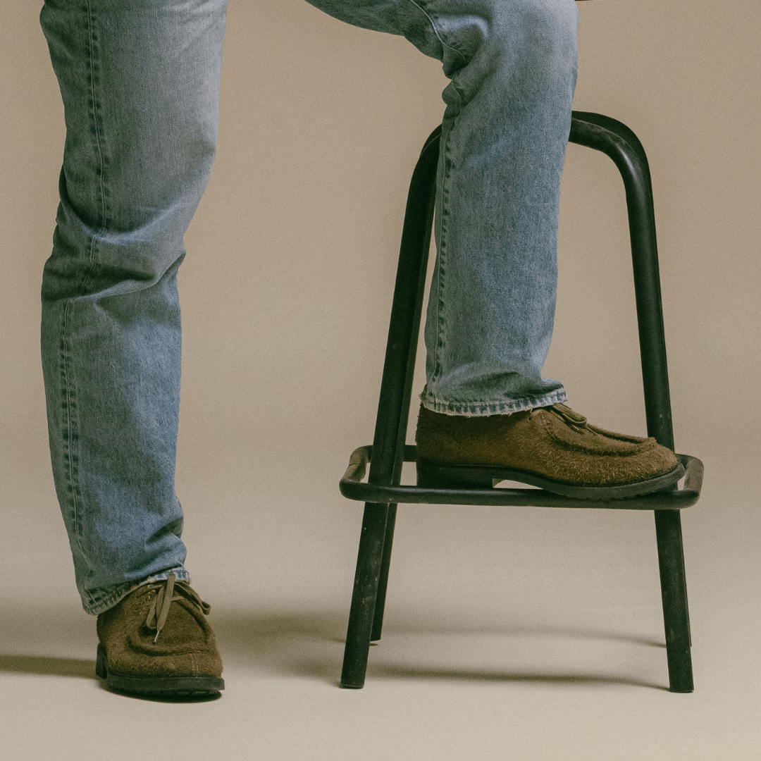 Men's Antelope Textured Suede Tuscan Derby Boot