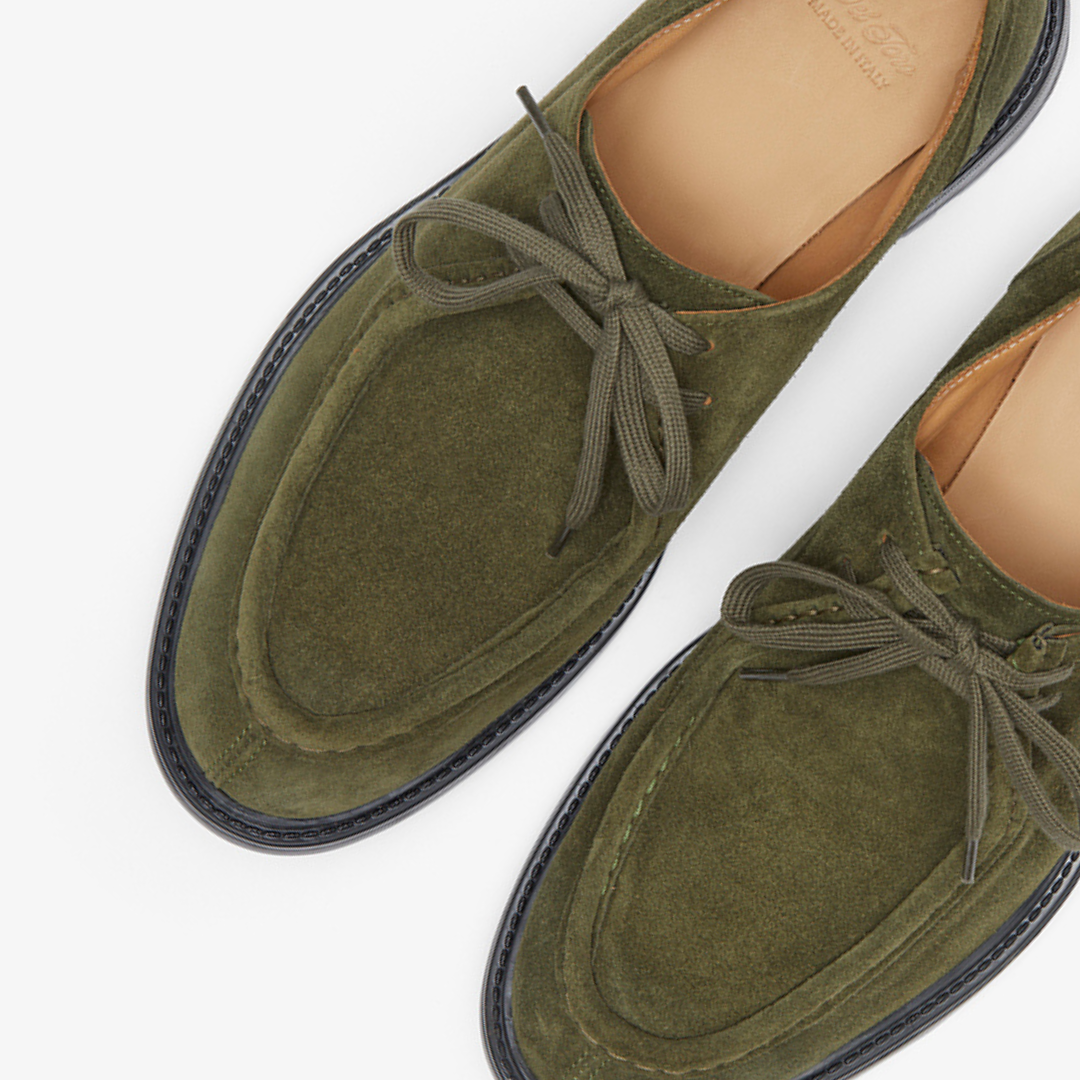 Men's Olive Suede Tuscan Derby Boot